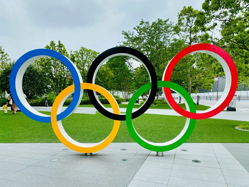 The Olympics sign