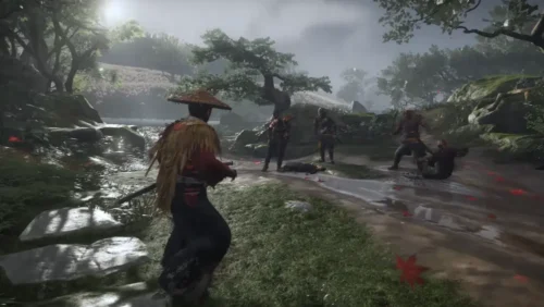 A still from Ghost of Tsushima