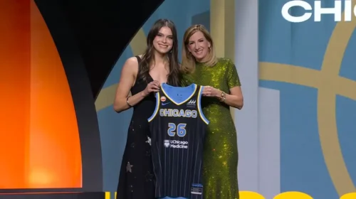 Gabriela Jaquez getting drafted at #5