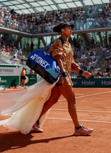 Naomi Osaka in her Roland Garros outfit