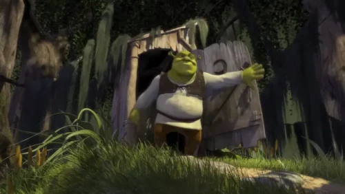 A still from the animated movie Shrek