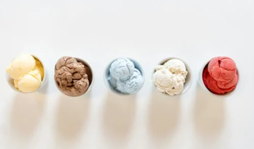 Homemade ice cream