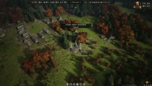A still of the Manor Lords gameplay