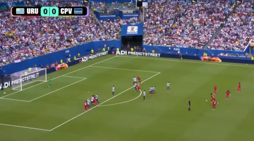Uruguay conceding against Cape Verde
