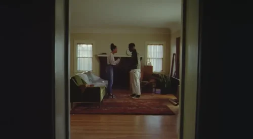Still of Giveon's Heartbreak Anniversary music video