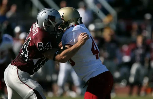 Tough American football players
